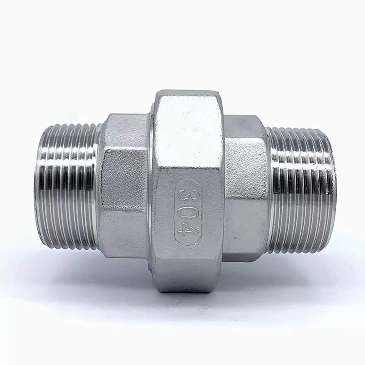 प्लंबिंग के लिए डबल मेल थ्रेड यूनियन